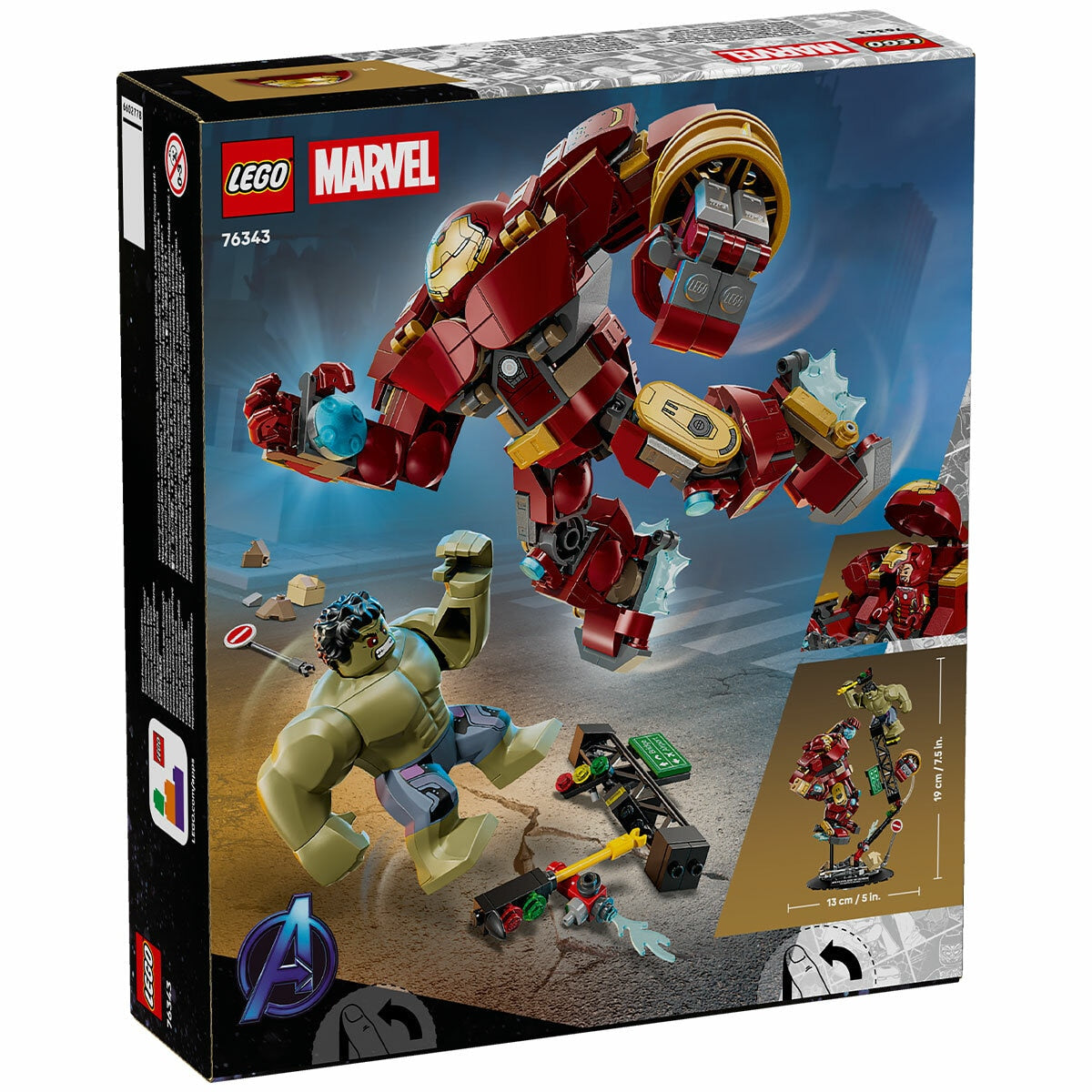 LEGO Marvel Epic Battle: Hulkbuster vs. The Hulk 76343