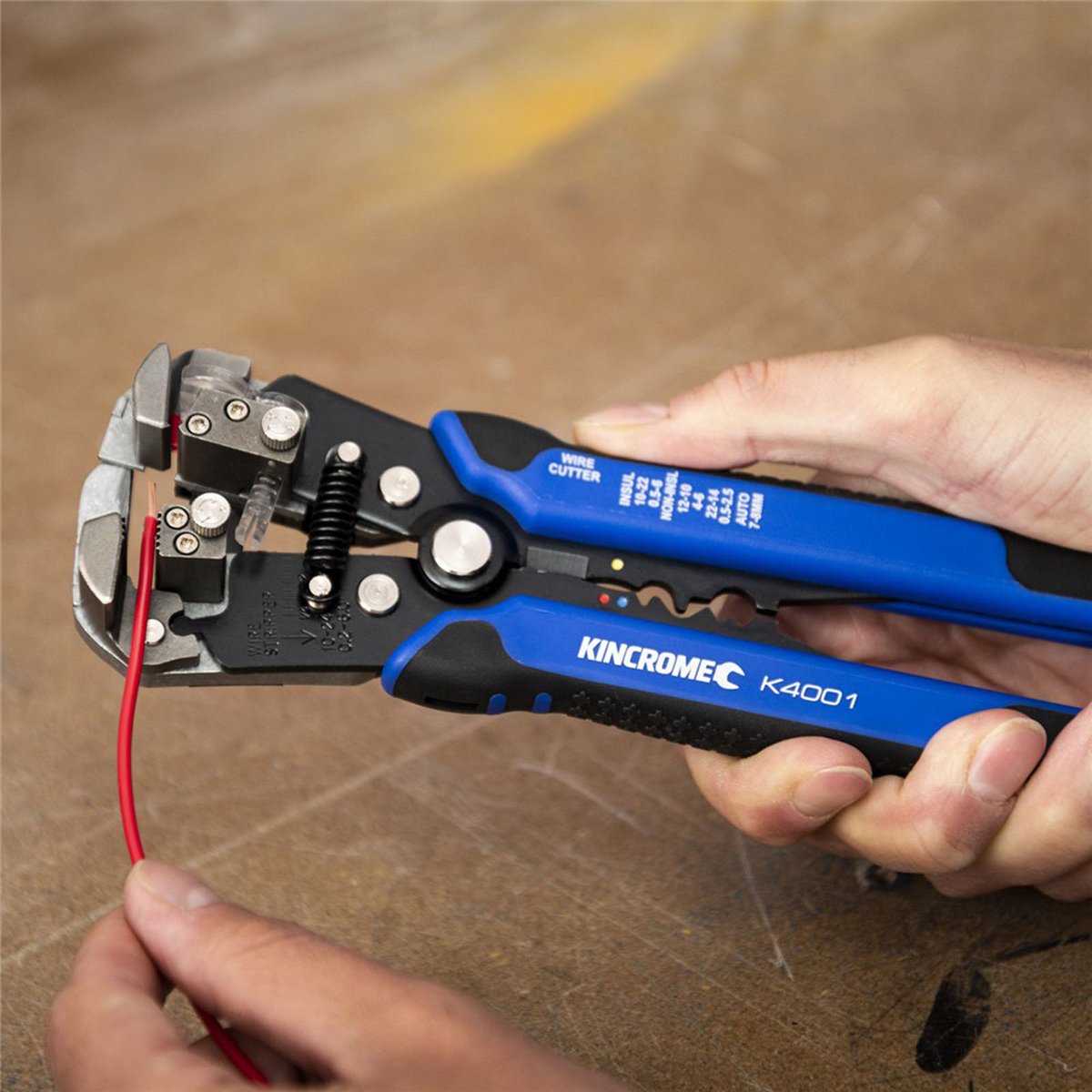 Kincrome 200mm Automatic Wire Stripper with Crimper