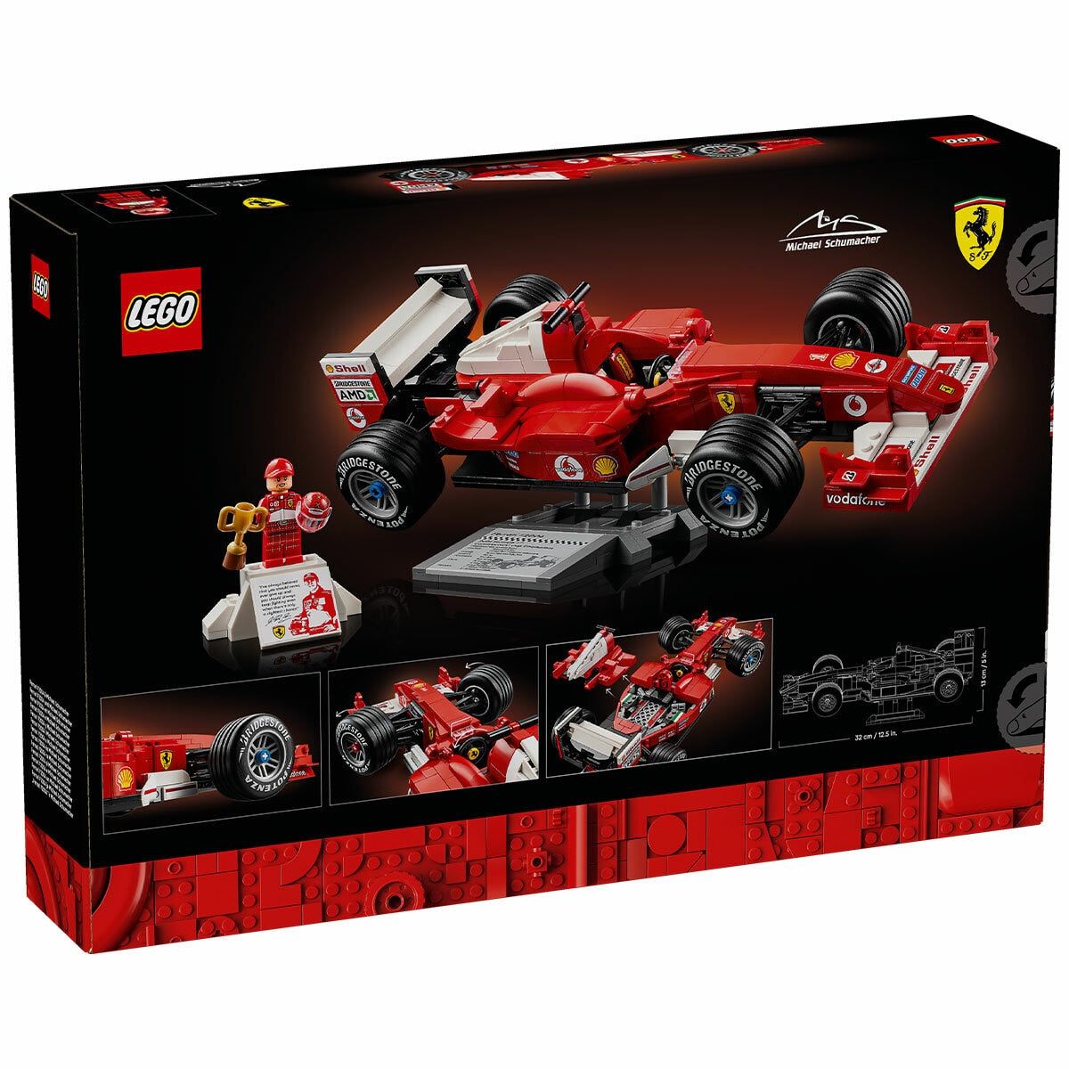 LEGO Icons Ferrari F2004 and Michael Schumacher 11375