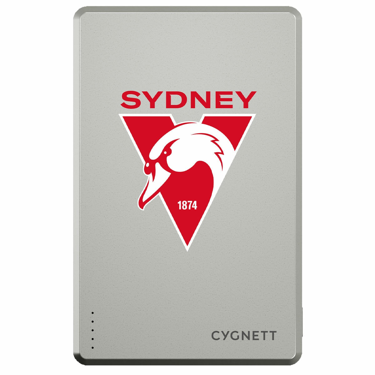 Cygnett 5K Slim Mag Power Bank Sydney Swans CY5374PBCHE