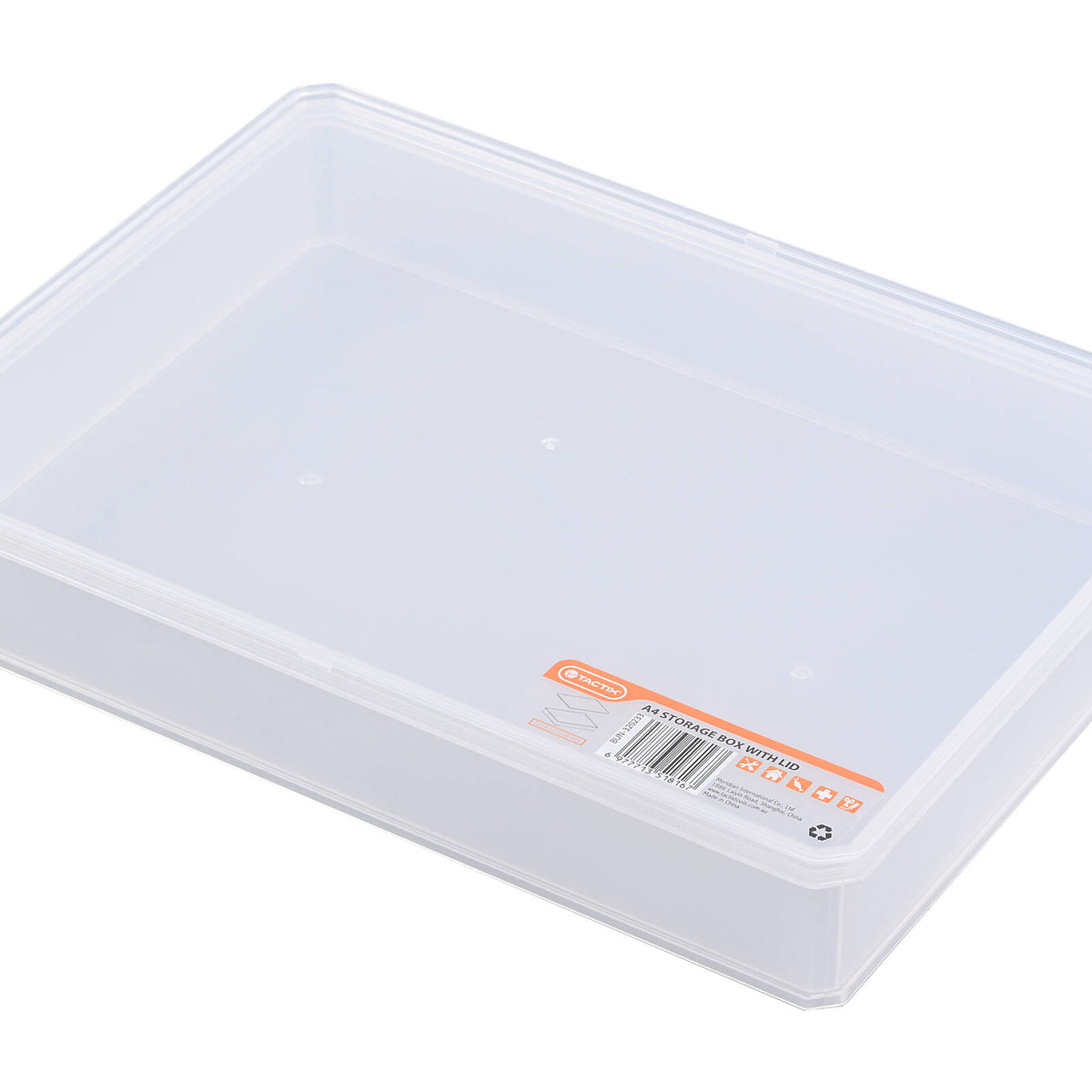 Tactix Large A4 Storage Container 4L with Lid