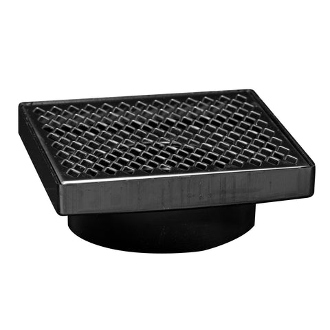 Holman 150 x 150mm Black Stainless Steel Square Drainage Grate