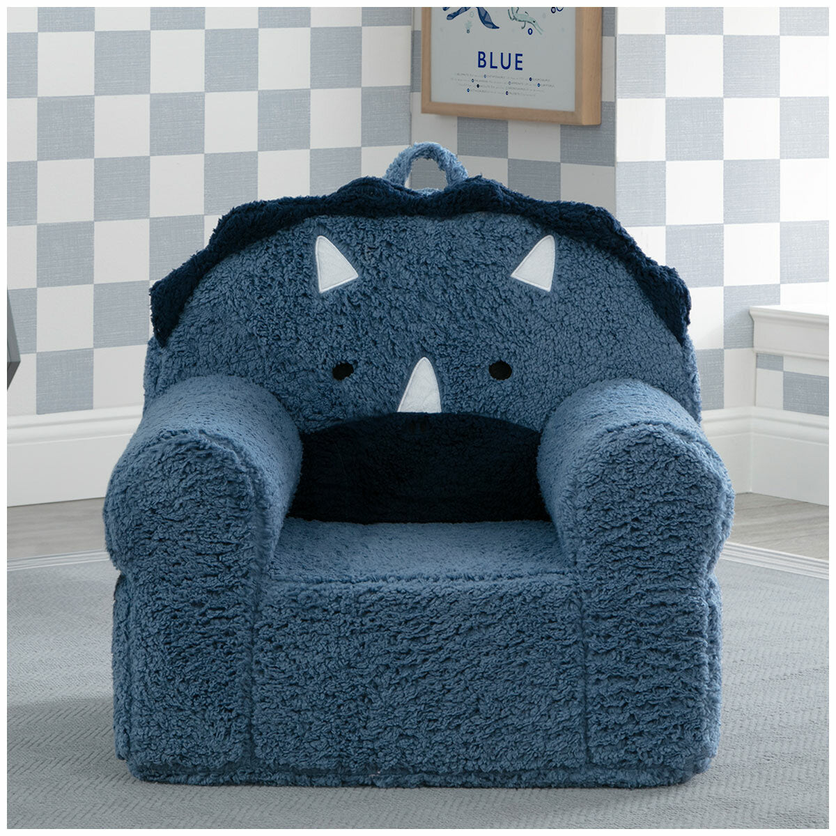Delta Children Cozee Kids' Animal Chair With Plush Blanket Dinosaur