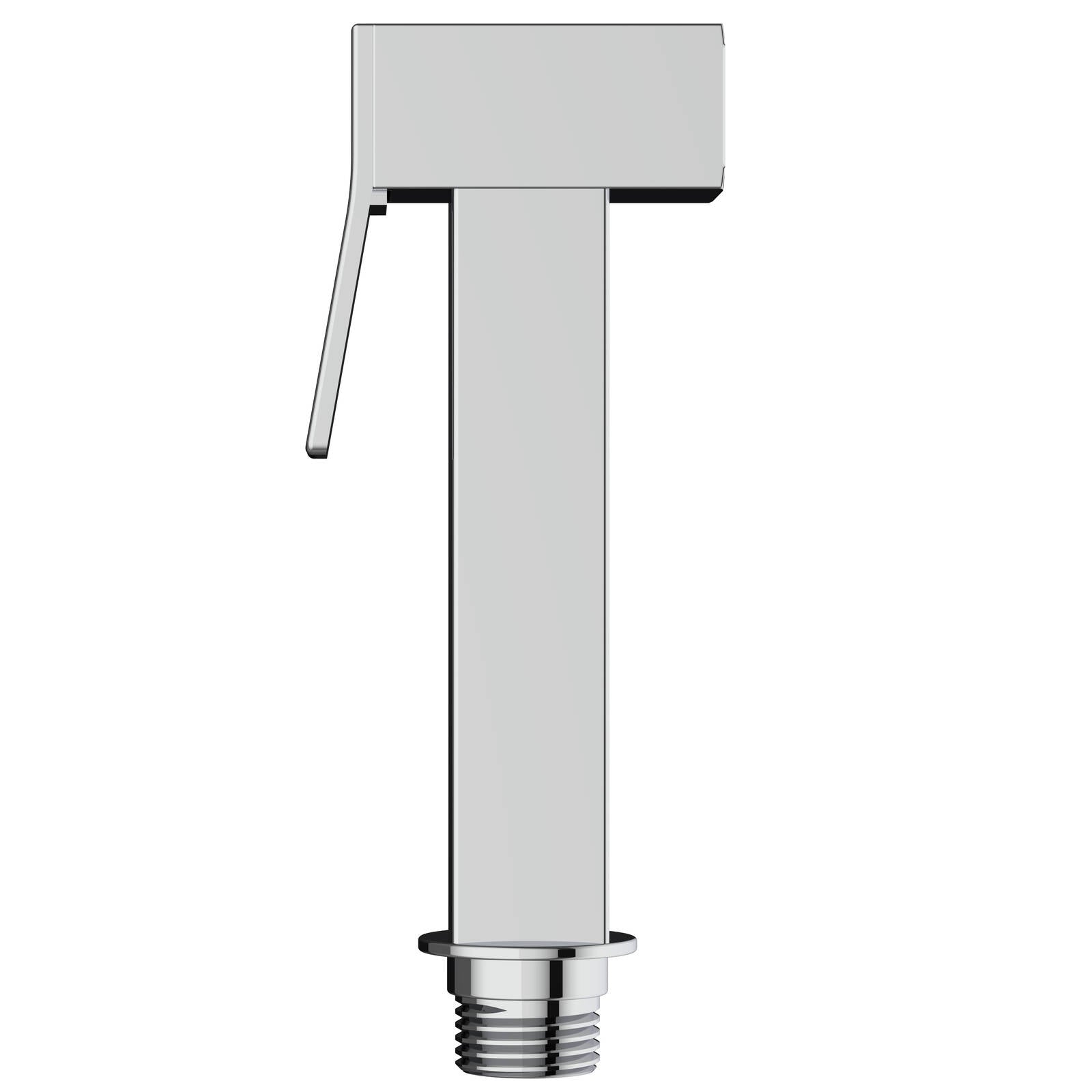Evekare Chrome Square Hand Piece Bidet Spray, Lead Free Construction