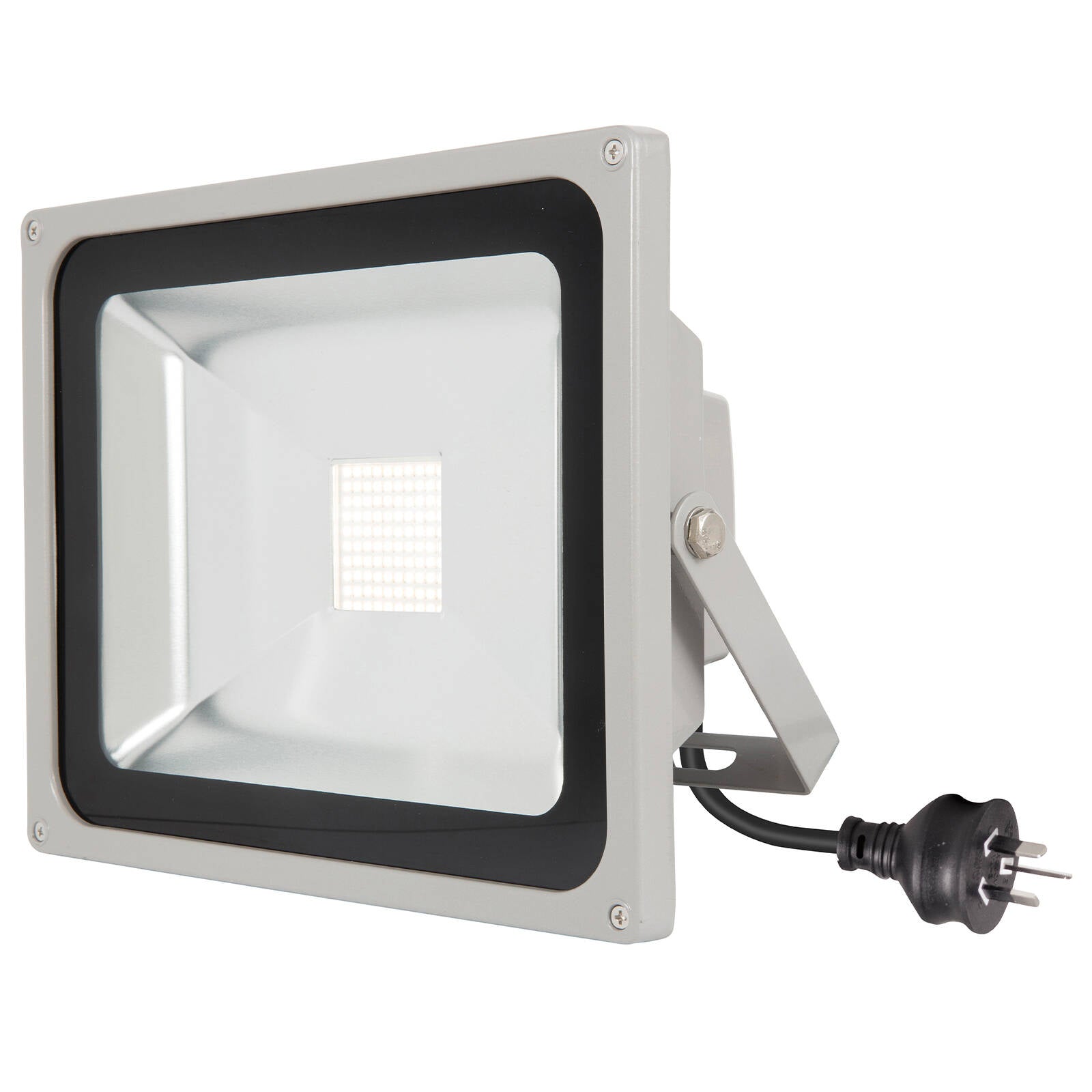 Brilliant Ranger III 30W LED Panel Flood Light Weather-Resistant Outdoor Grey 20864/08
