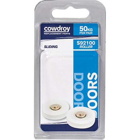 Cowdroy 36mm Delrin Sliding Track Door Wheel - 25kg Steel Bearing Roller