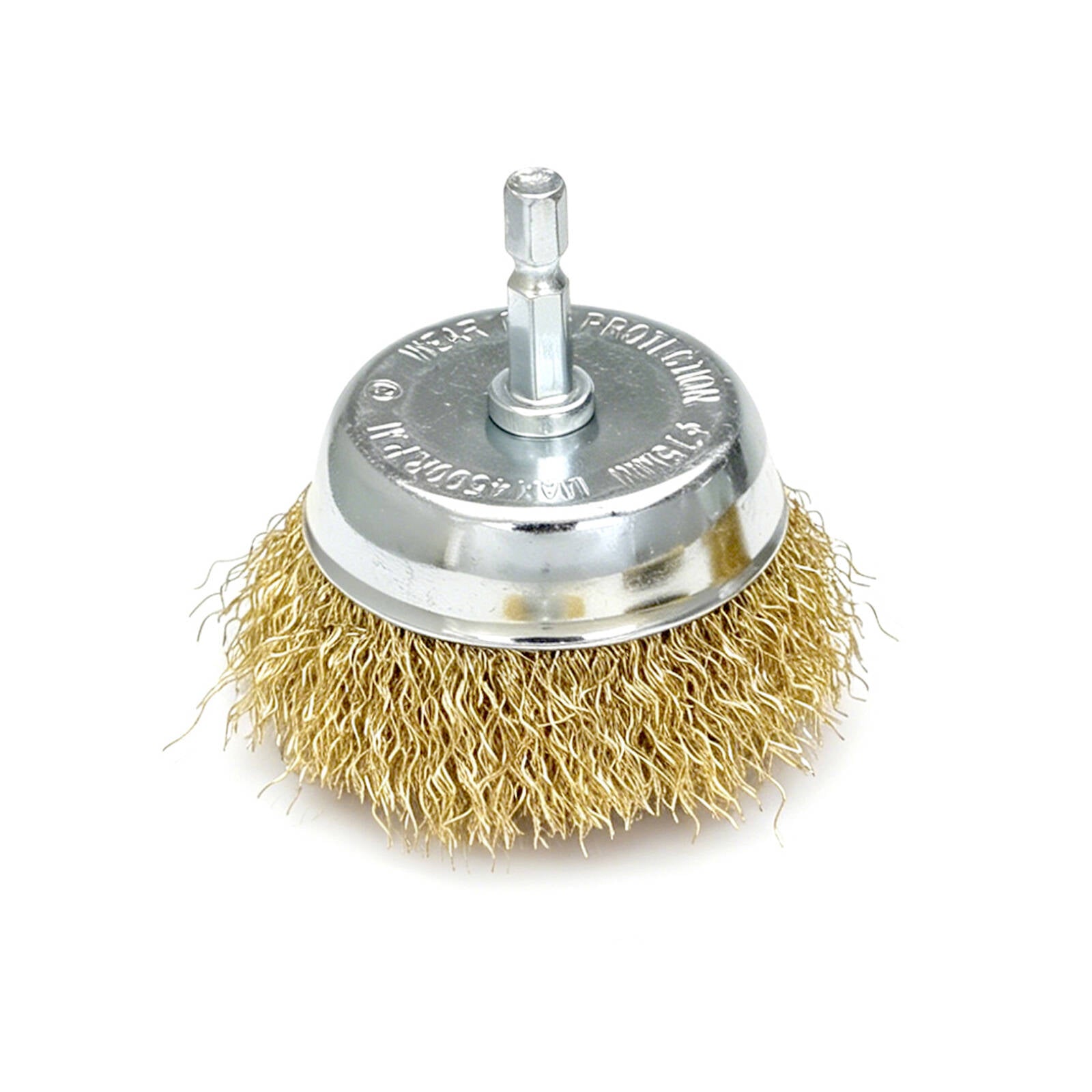 Craftright 5 Piece Wire Brush Set, Brass & Steel, Cup & Wheel Brushes
