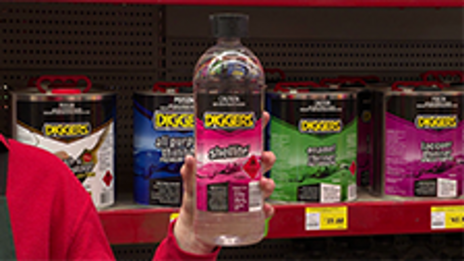 Diggers Shellite 1L - Clear Fast-Evaporating Hydrocarbon Solvent, Lighter Fuel & Surface Cleaner