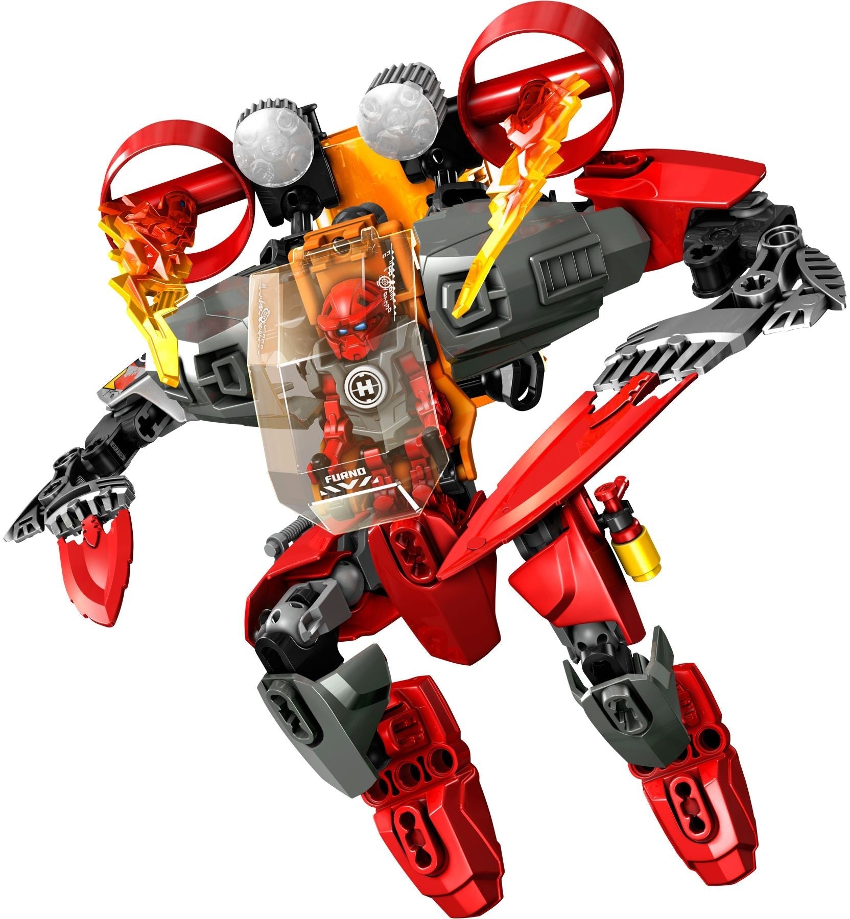 LEGO 44018 FURNO Jet Machine - Hero Factory - SuperSaverAU - view 2