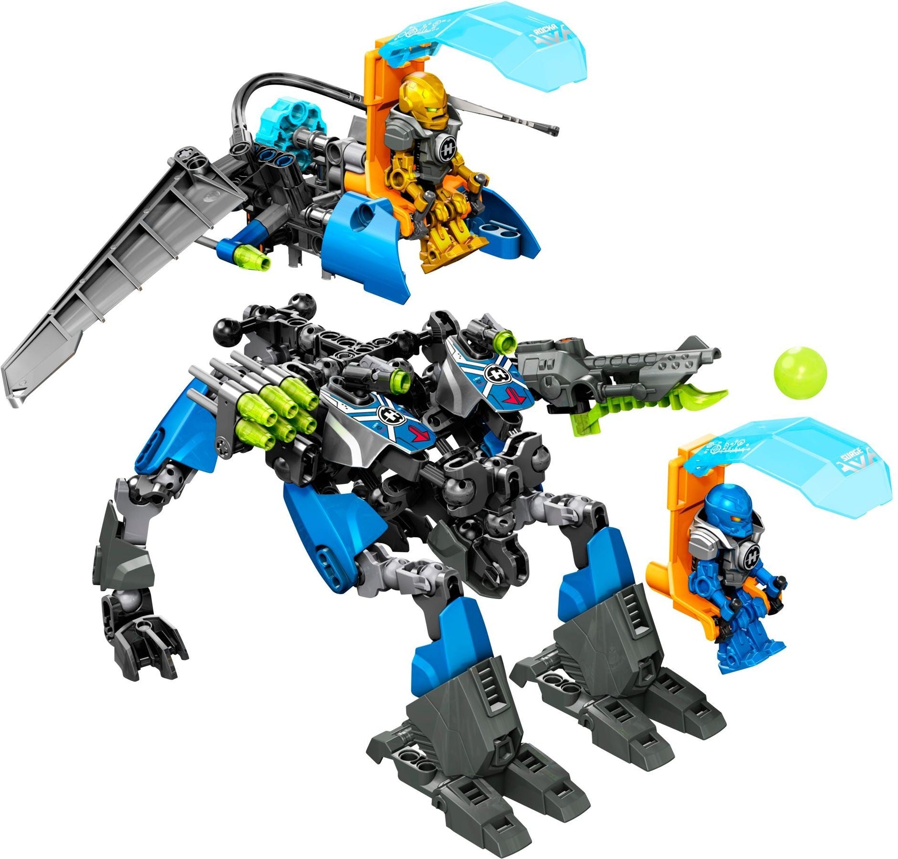 LEGO 44028 Surge & Rocka Combat Machine: Hero Factory Robot Building Set - SuperSaverAU - view 3