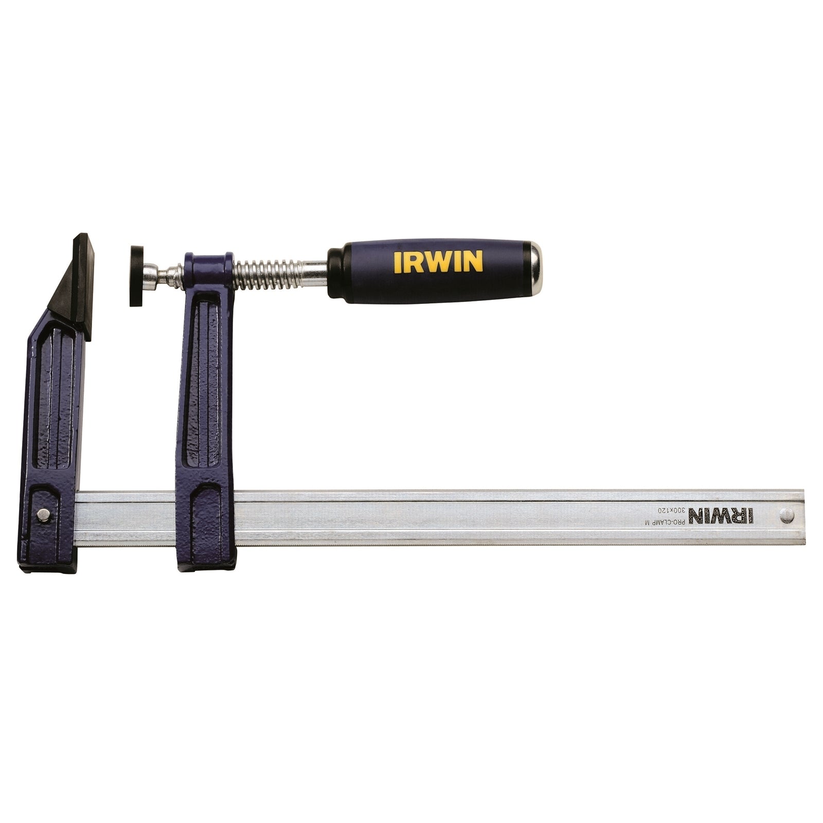 Irwin Pro 300mm Medium Duty F Clamp Iron with Soft-Grip Handle