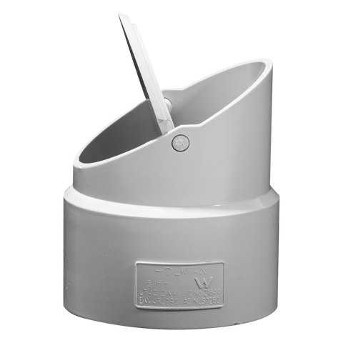 Holman 50mm PVC DWV Flap Valve - Grey - AS/NZS1260 Compliant - SuperSaverAU - view 1
