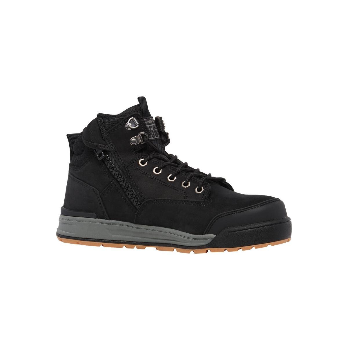 Hard Yakka 3056 Size 9 Black Leather Steel Cap Safety Boot