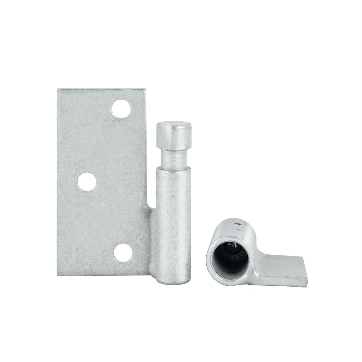 Pinnacle Hardware 16mm Galvanised Weld-On Strap Security Gate Hinge, 2 Pack, Anti-Lift