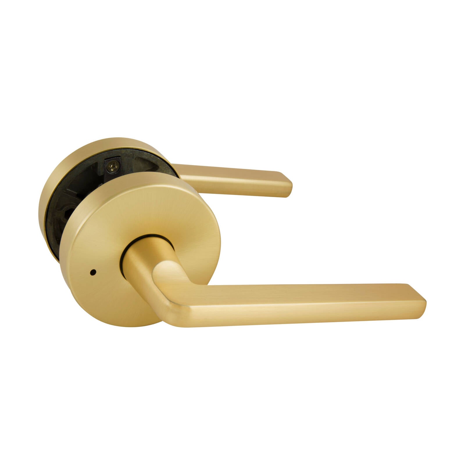 Gainsborough Avant Alba Satin Brass Privacy Lever Set