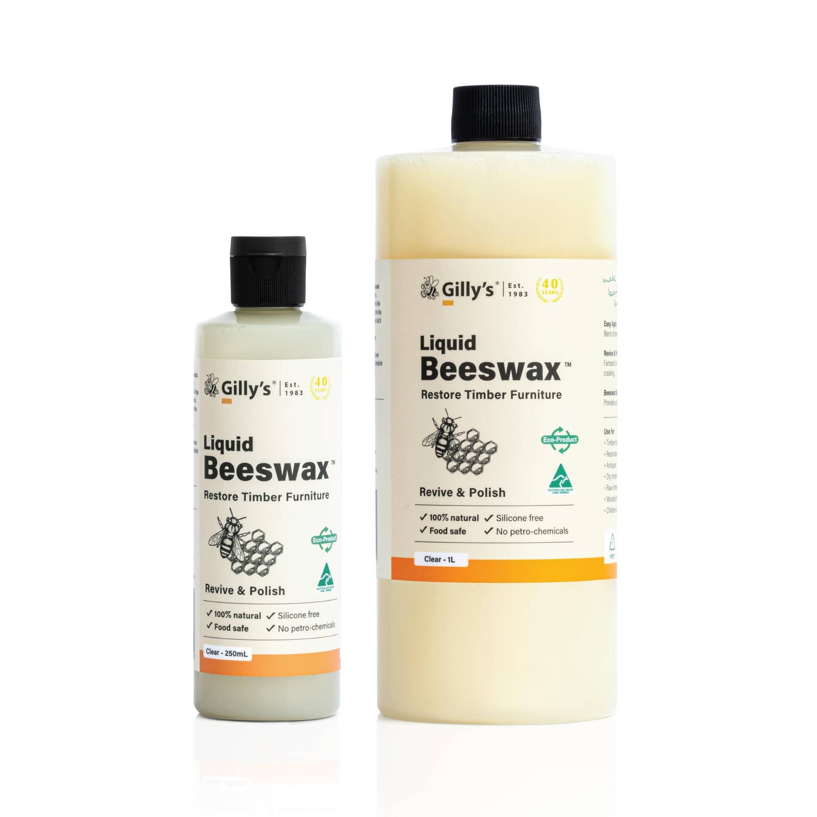 Gilly's 1L Clear Liquid Beeswax Interior