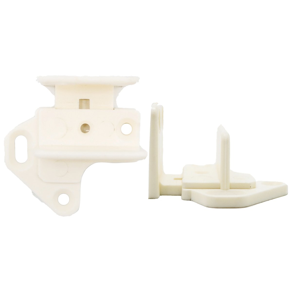 Cowdroy White Nylon Floor Mount Combo Sliding Door Guide
