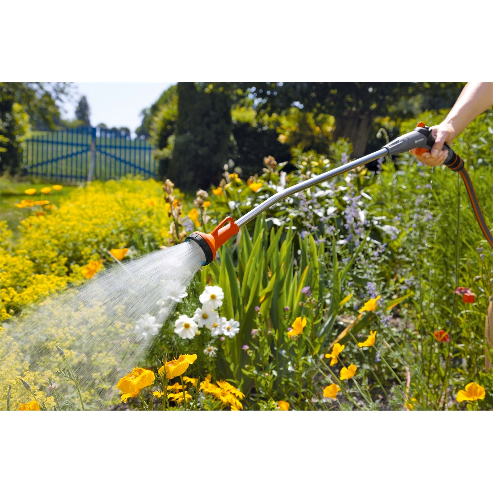 GARDENA 75cm Classic Adjustable Spray Wand, Plastic and Metal, Trigger Lock, 1000kPa