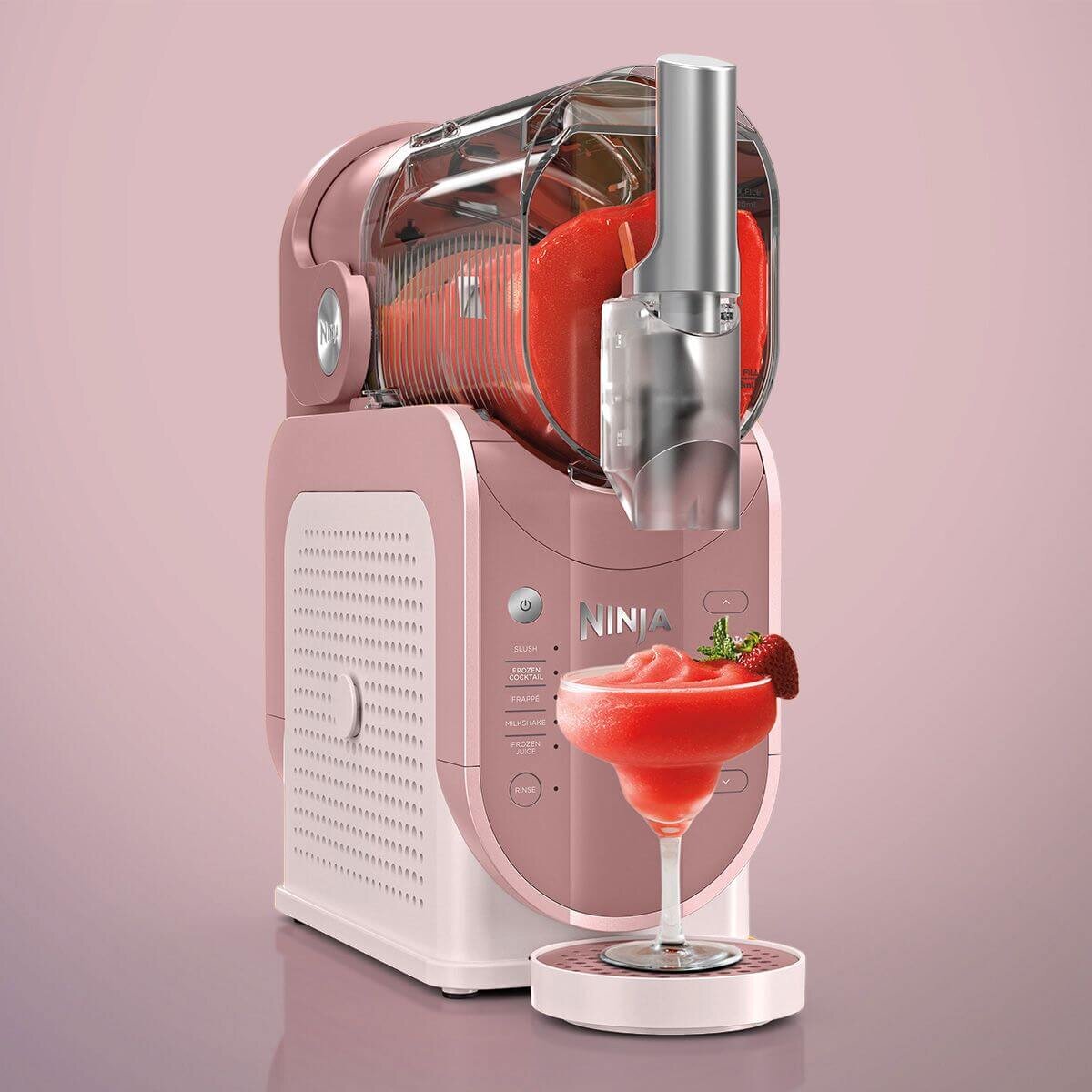 Ninja SLUSHi Professional frozen drink maker 2.6L - Frosé pink - keeps drinks frozen 12 hours - FS302PKANZ