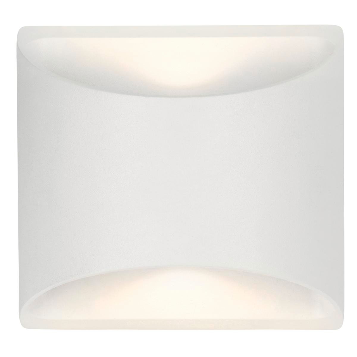 Brilliant 8W White Binley Up Down Wall Light - Energy Efficient - IP44 Rated - SuperSaverAU - view 1