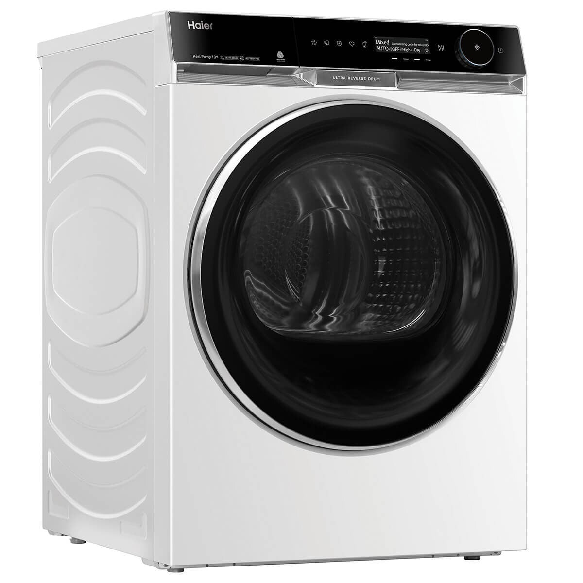 Haier 600 Series 10kg Heat Pump Dryer - White, 10 Star Energy Rating, Steam Refresh - HDHP10PXW1