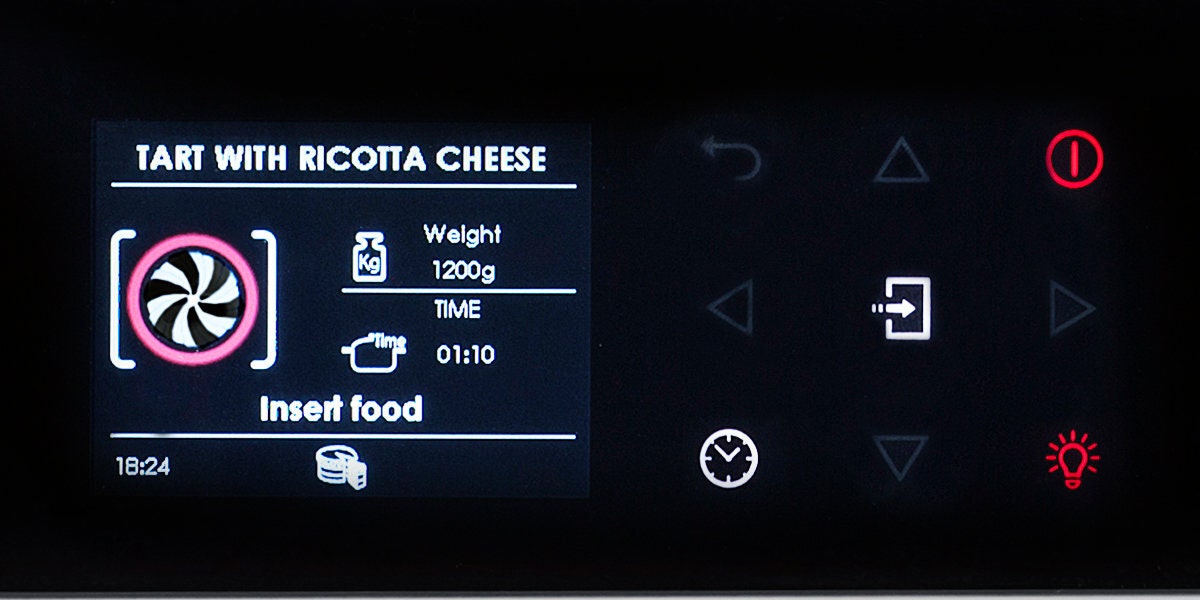 ILVE 45cm compact built-in combi-steam oven - 35L, stainless steel, 11 combined functions, 15A plug - ILCS45X