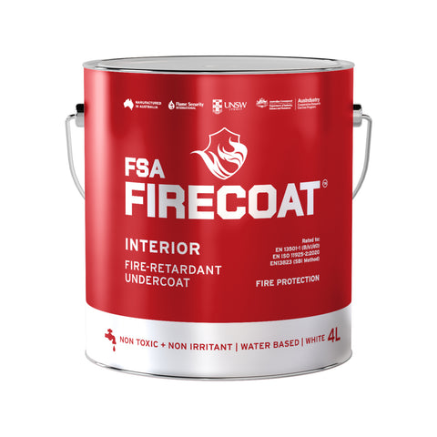 Firecoat 4L White Interior Fire-Retardant Undercoat