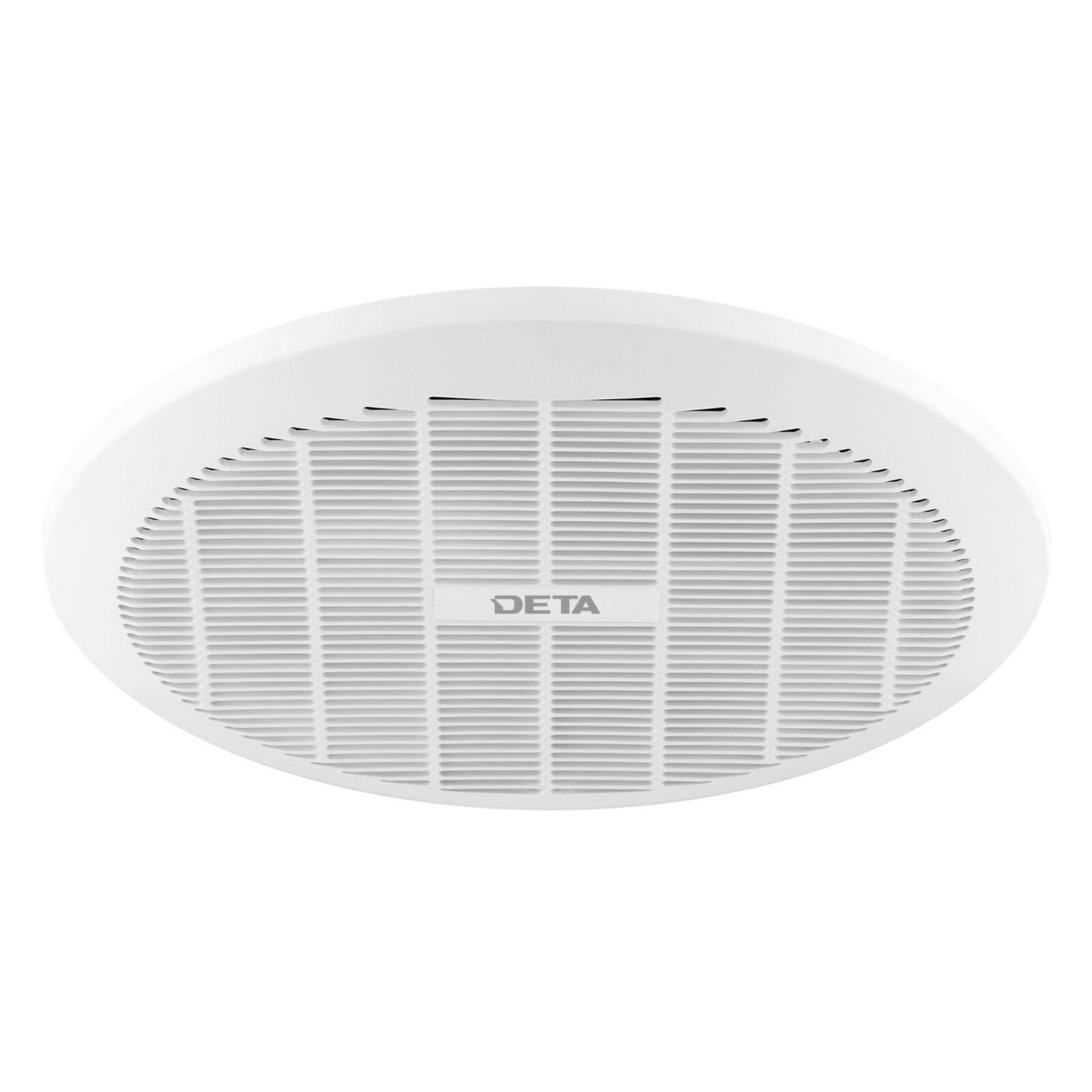 DETA 200mm White Ball Bearing Ceiling Exhaust Fan - 320m3/hr, 28W, DEX200
