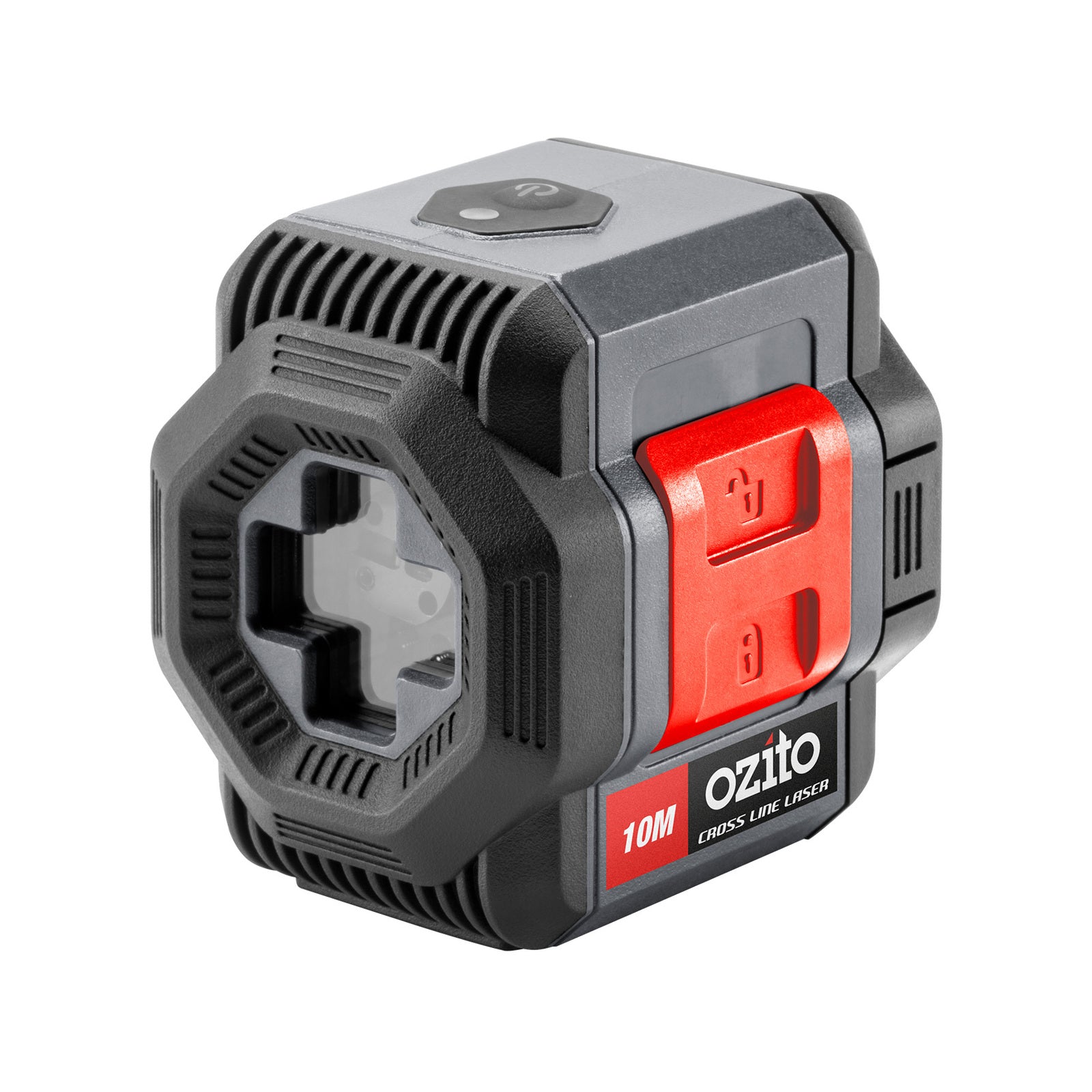 Ozito 10m Range Cross Line Laser Red Beam Auto Levelling LCL-10R