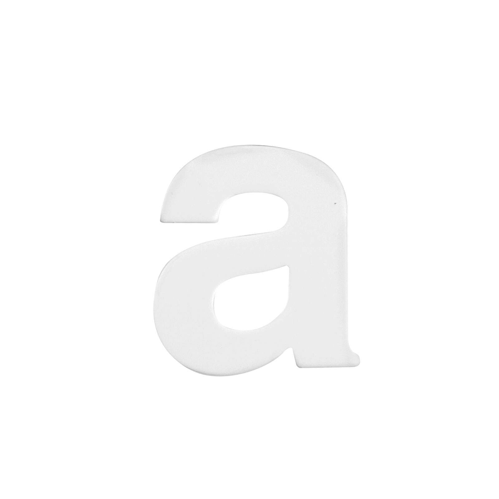 Sandleford Mode Letter A 50mm White Self Adhesive