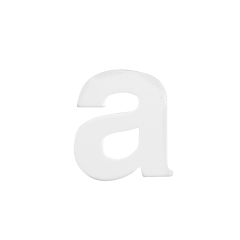Sandleford Mode Letter A 50mm White Self Adhesive