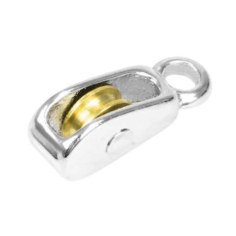 Pinnacle 20mm Nickel Plated Brass Pulley 160kg