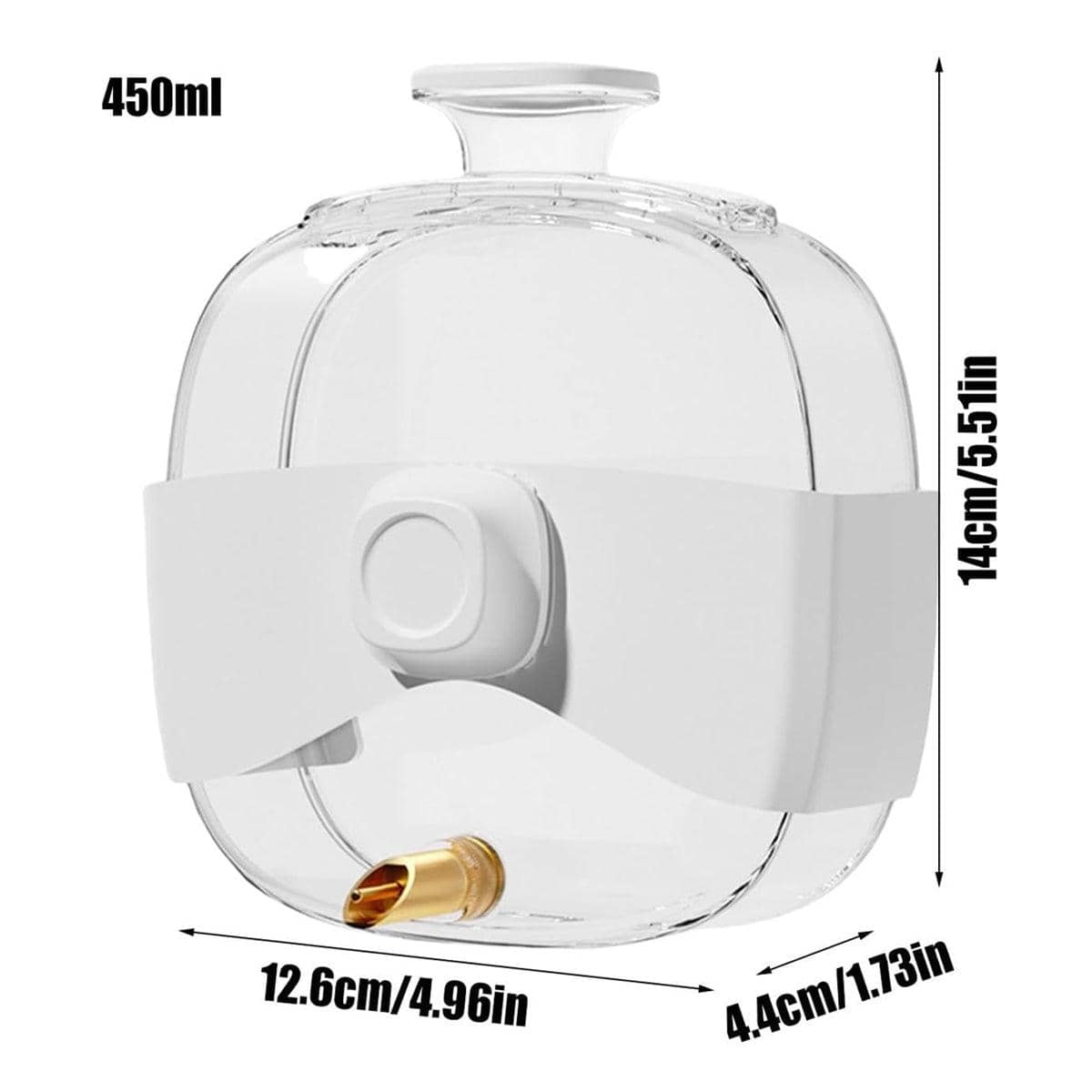 450 ml Parrot Water Bottle with Adjustable Height, Automatic Bird Drinker Feeder - view 3
