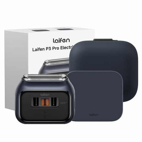 Laifen P3 Pro 3-Blade Electric Shaver Gift Box Royal Blue