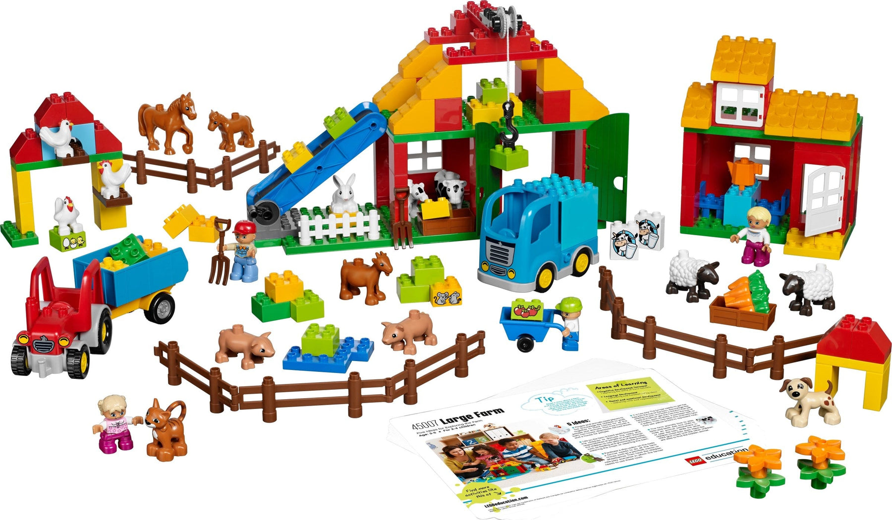 LEGO 45007 Large Farm Playset: Animals, Tractor & Accessories - SuperSaverAU - view 2