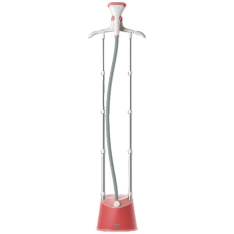 Philips 1000 Series Stand Garment Steamer 1800W - 1.8L Detachable Tank, 36g/min Steam, Soft Red - STE1020-40