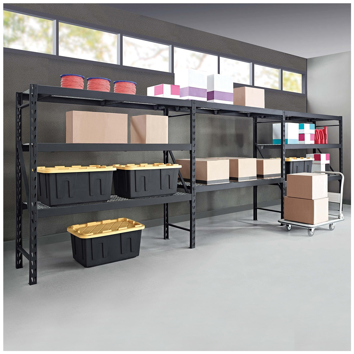 Whalen Industrial Rack, H 1828 x L 1955 x W 609 mm, Steel, 3628 kg Capacity - SuperSaverAU - view 4