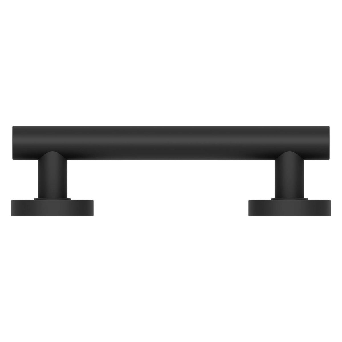evekare 300mm Black Grade 304 Stainless Steel Towel Rail with Grab Rail 250kg Capacity