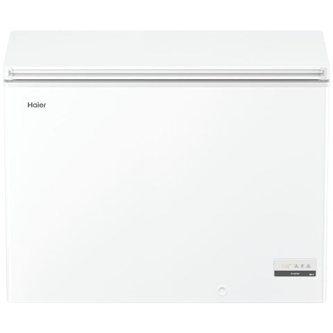 Haier 301L Hybrid Chest Freezer - White, Four-Sided Cooling, 5.5 Star Energy Rating - HCF300W