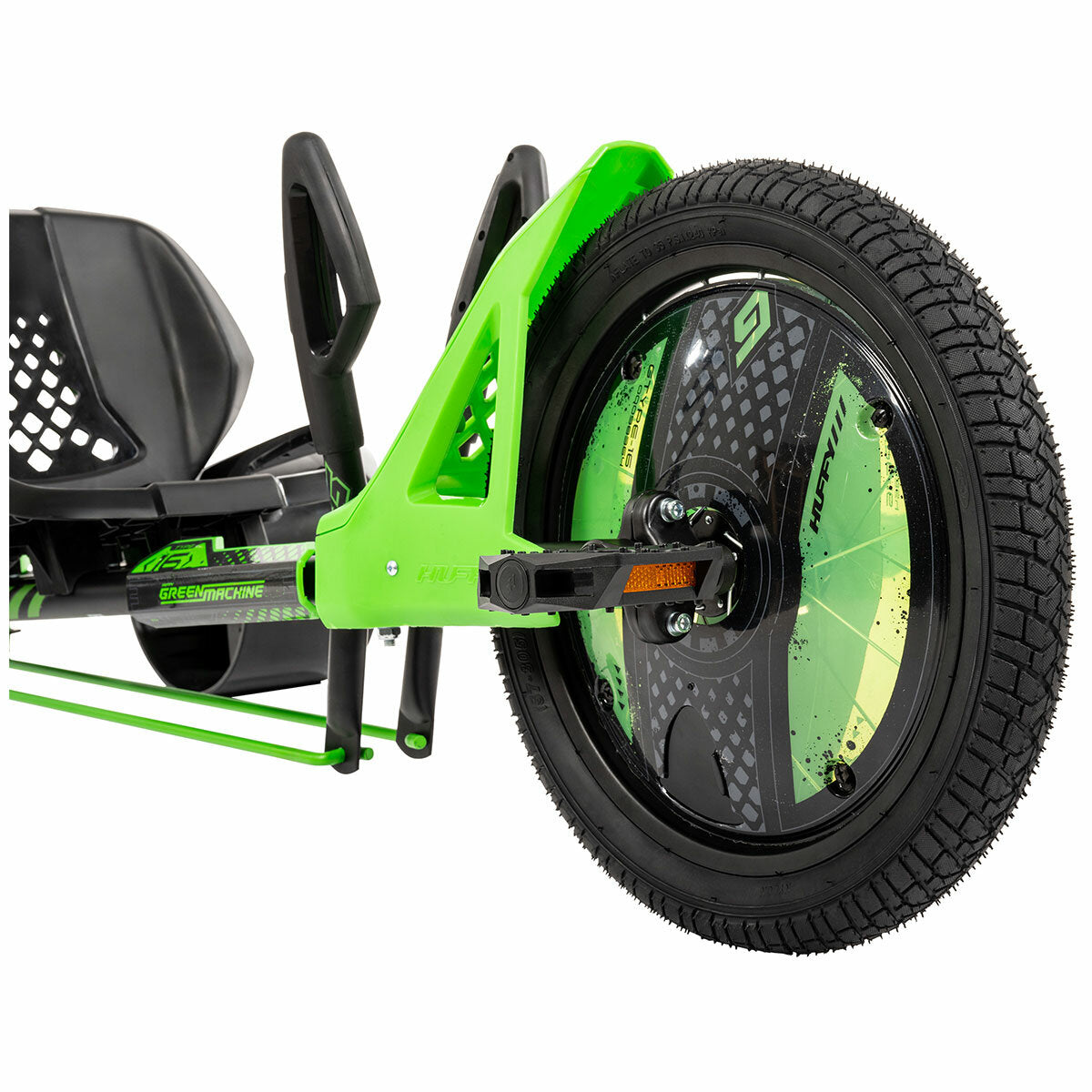 Huffy Green Machine Drift Trike Sturdy Outdoor Kids Ride On Toy