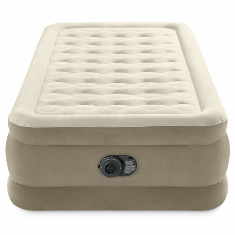 Intex Twin Ultra Plush Airbed With Fiber-Tech Rp