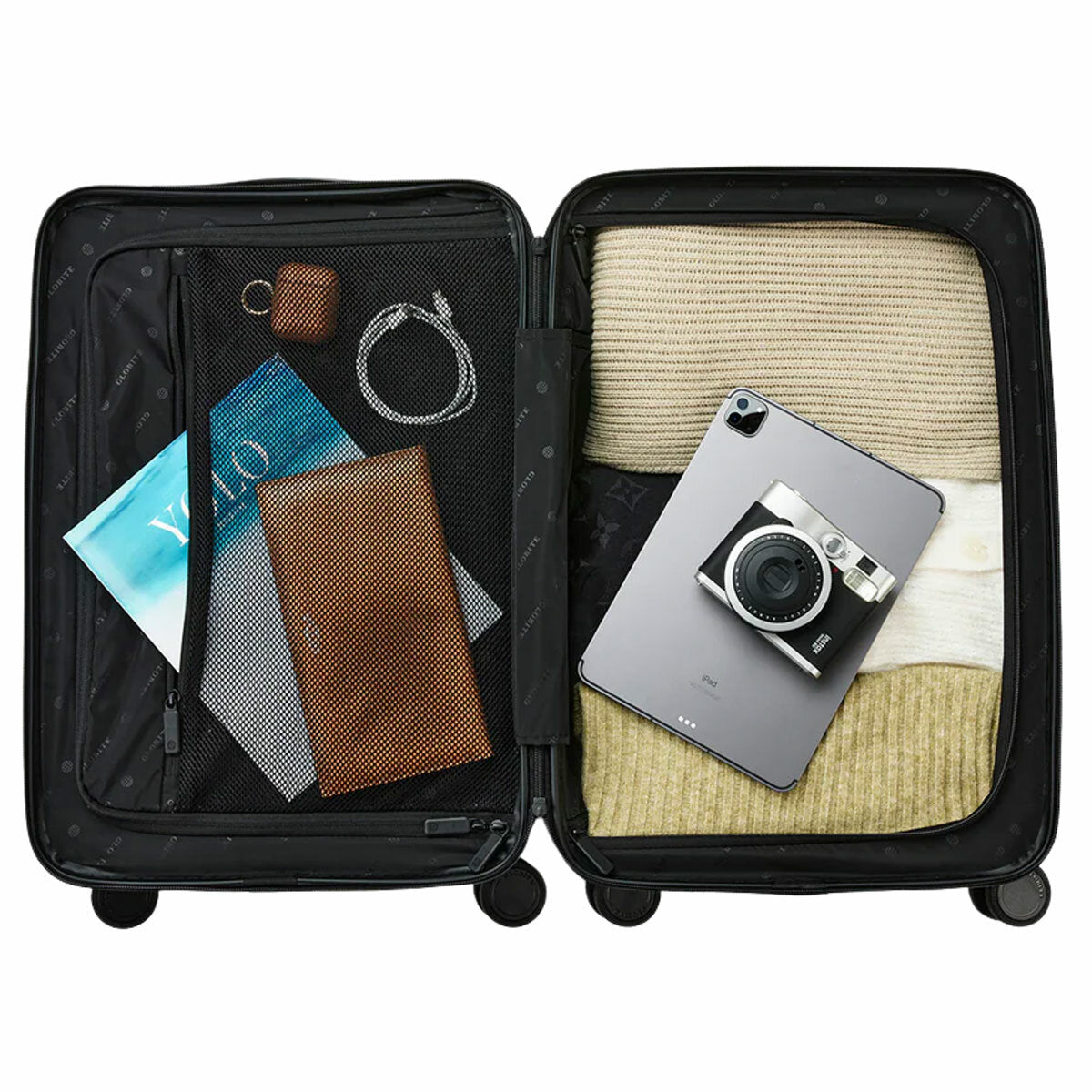 Globite 2 Piece Luggage Set With 4 Piece Packing Cube