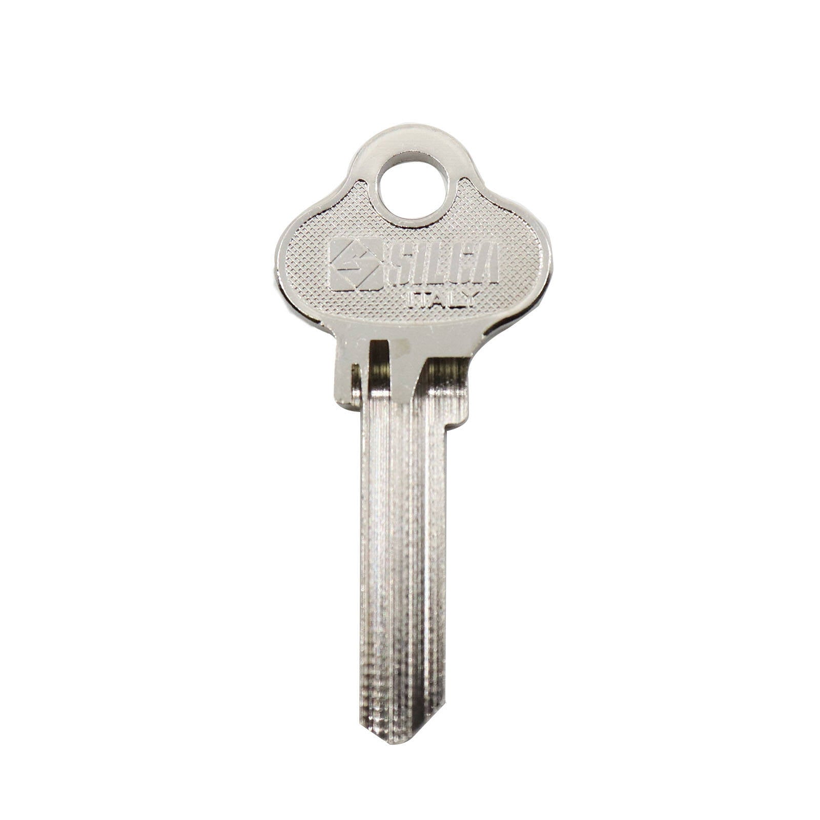 EHI AUS1 Silver Blank Key 51mm Nickel Plated Brass
