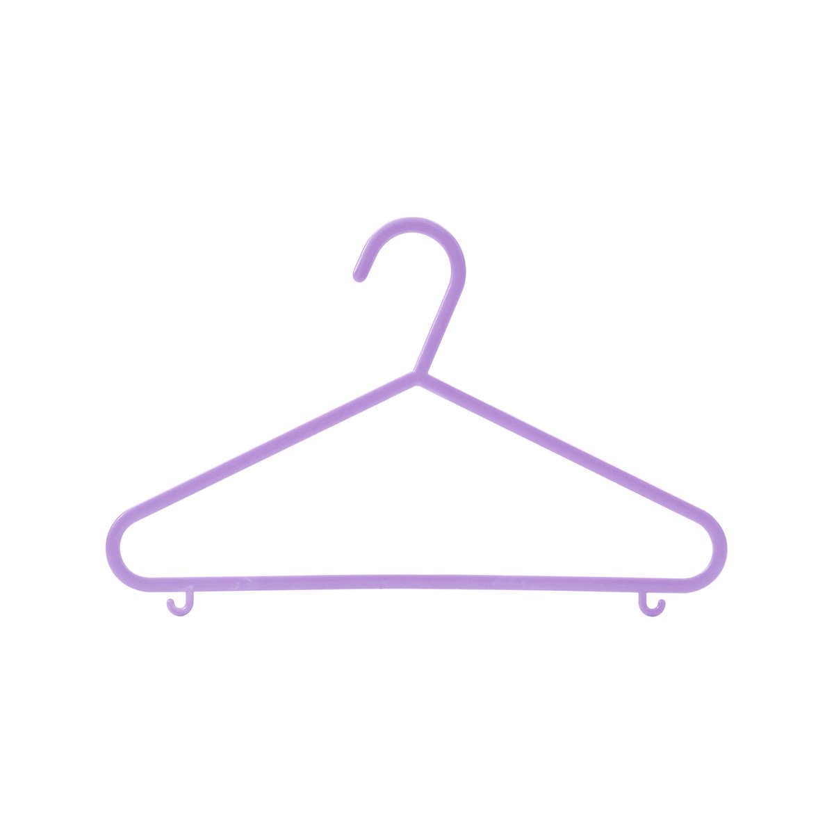 All Set Kids Clothes Hangers 12 Pack - Assorted Colour PP Children's Hangers