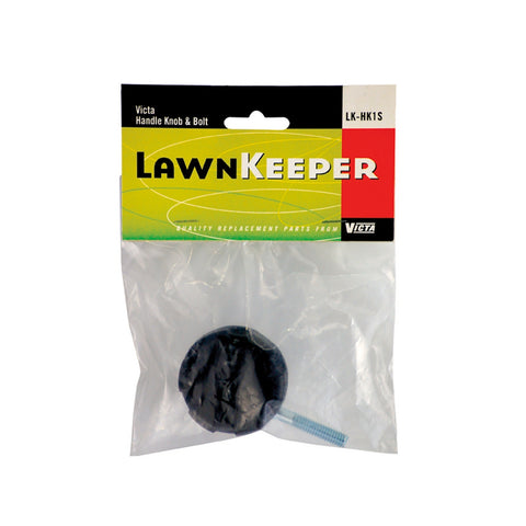 Lawnkeeper Handle Knob and Bolt, 30mm Plastic Mower Part