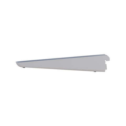 Flexi Storage Home Solutions 270mm White Double Slot Bracket Steel 40kg