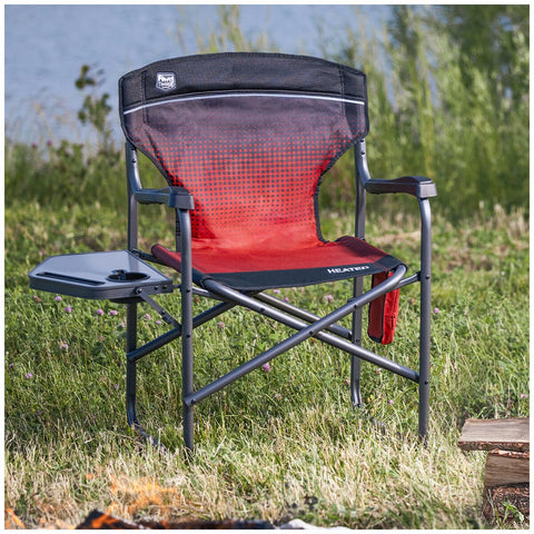 Timber Ridge Heated Director's Chair With Side Table