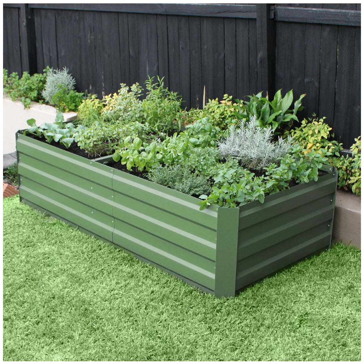Greenlife Large Garden Bed And Greenhouse Cover 180 x 90 x 45cm Eucalyptus - SuperSaverAU - view 3