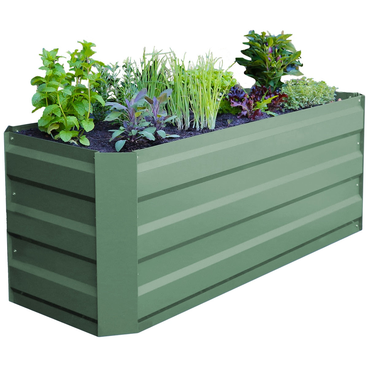 Greenlife Slimline Garden Bed 120 x 45 x 45cm Eucalyptus - SuperSaverAU - view 2