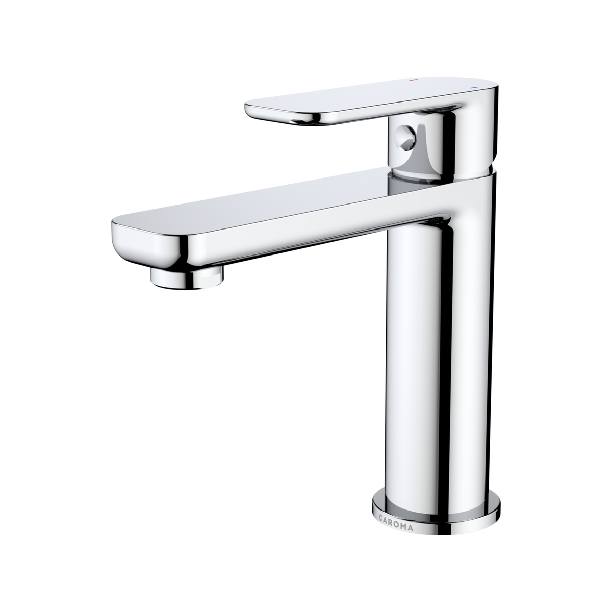 Caroma Luna Basin Mixer, Polished Chrome, WELS 6 Star 4.5L/min, Lead-Free Brass